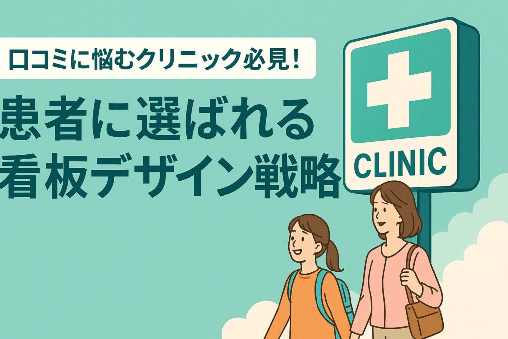 看板を活用した病院・クリニックのイメージ戦略