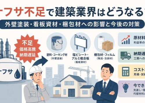 ナフサ不足で建築資材はどうなる？