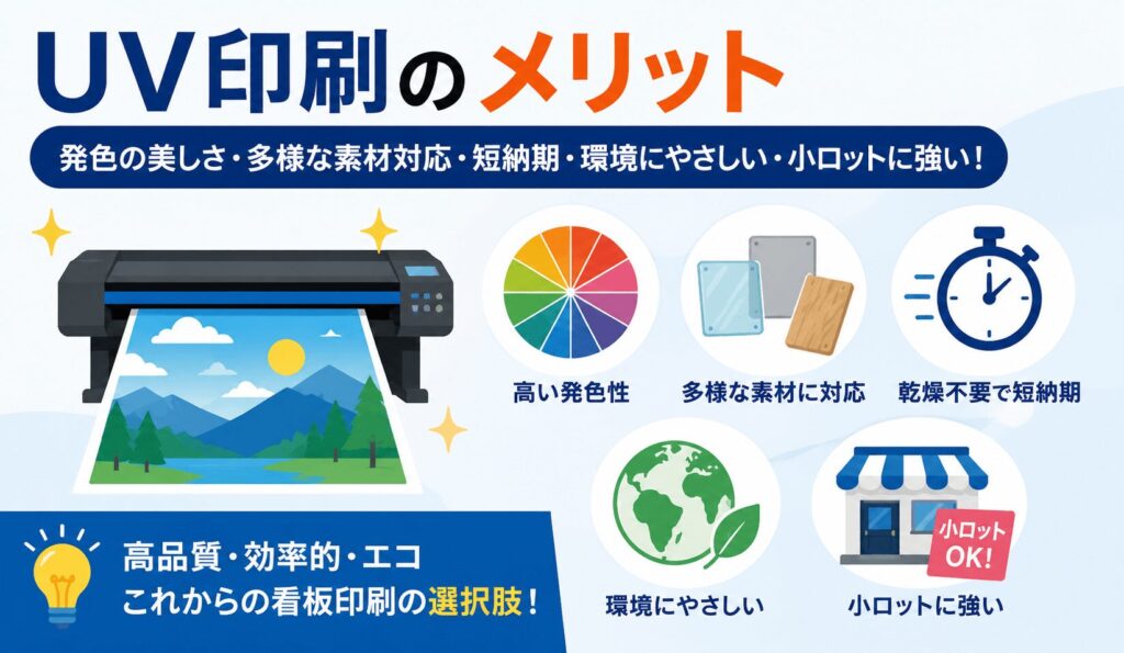 UV印刷のメリット