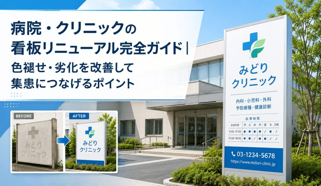 集患につながる看板リニューアルのポイント